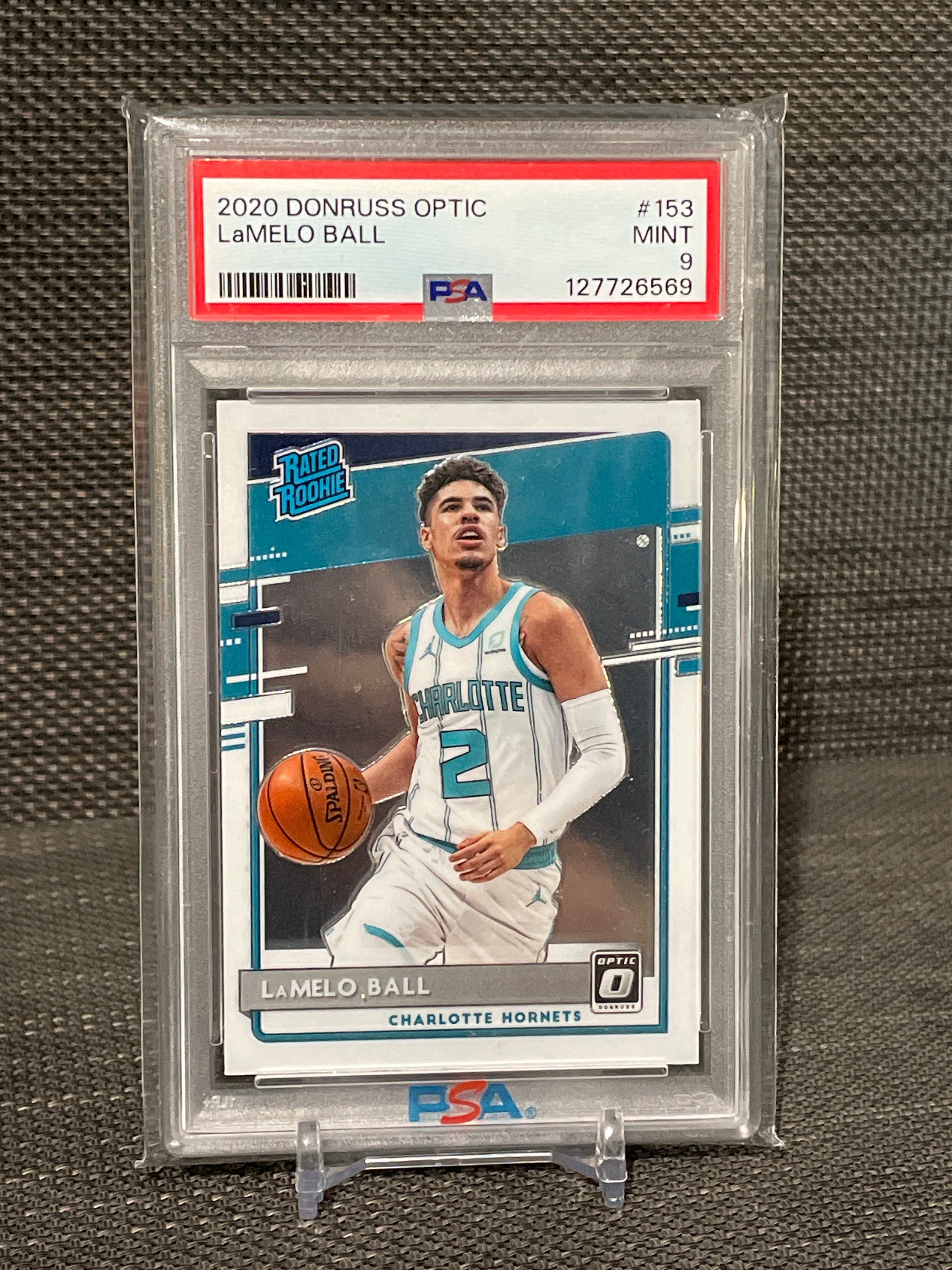 PSA 9-2020 Optic Lamelo Ball Rated Rookie