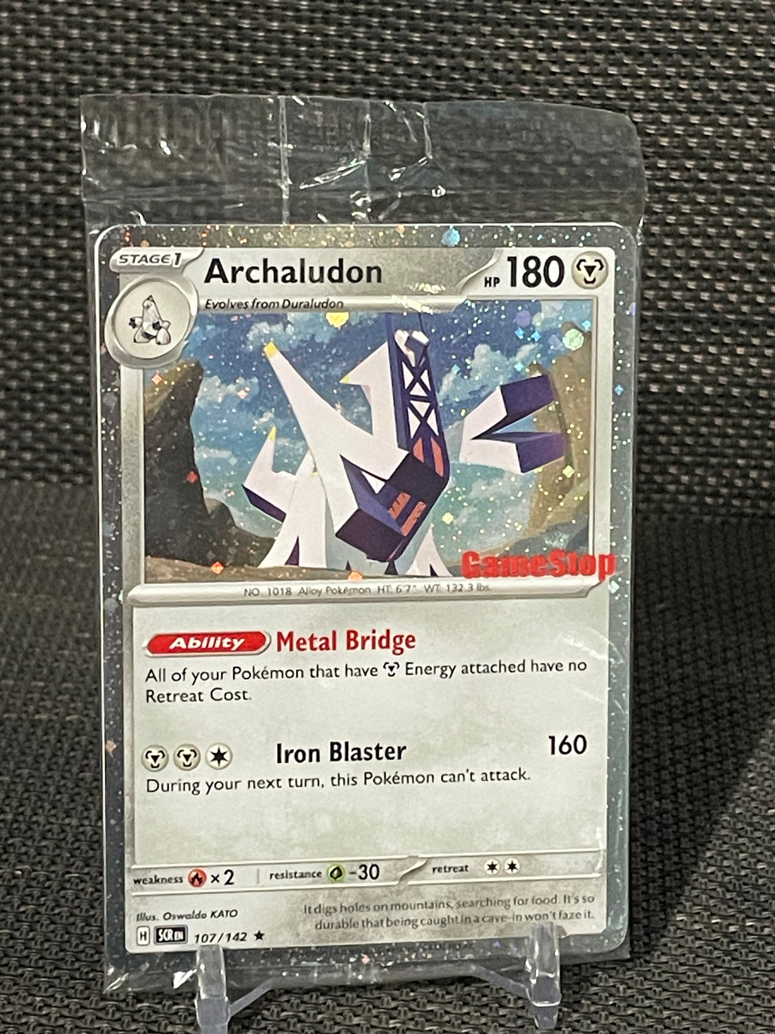 2024 Pokemon Stellar Crown Archaludon “GameStop” Exclusive (Sealed)