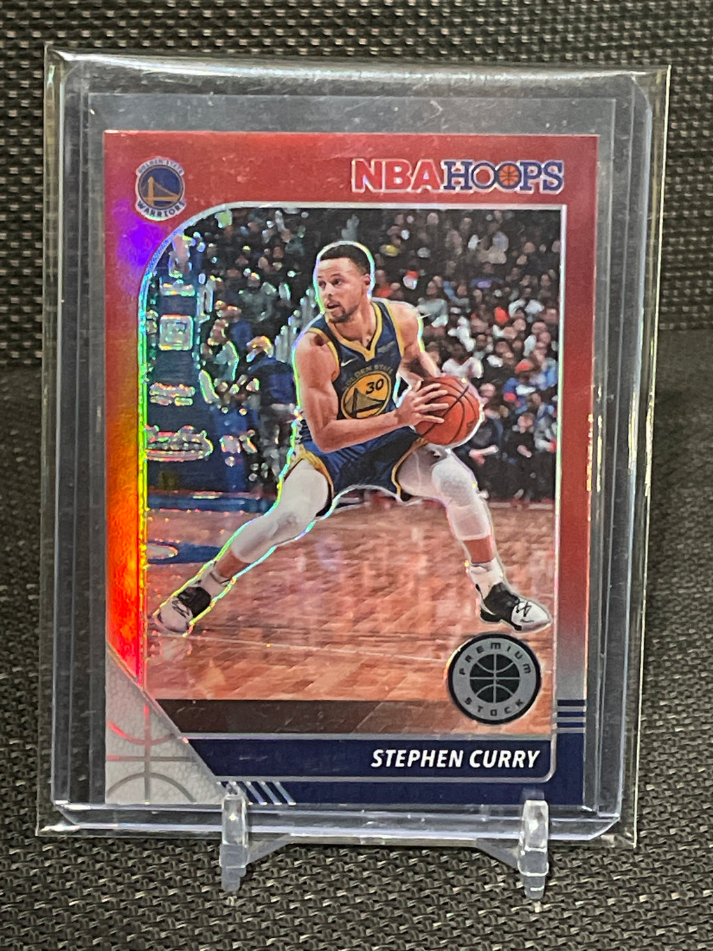 2019-20 Hoops Premium Stock Stephen Curry Red Prizm #59