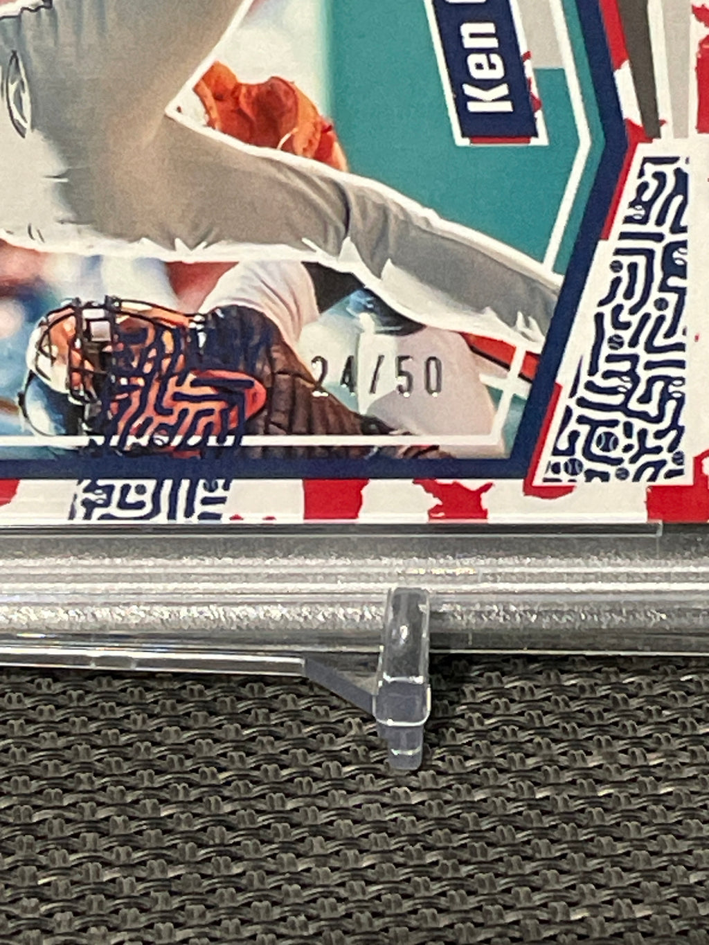 PSA 8-2023 Donruss Ken Griffey Jr “America” 24/50 Jersey Match