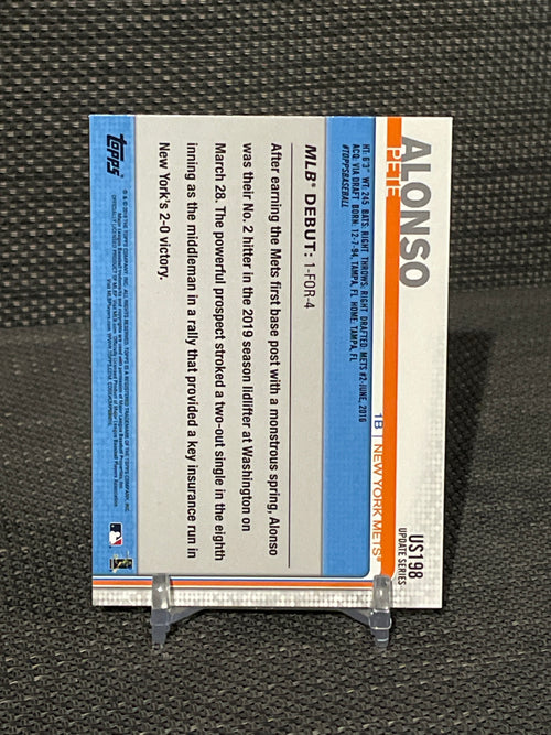 2019 Topps Update Pete Alonzo Rookie Debut #US198