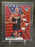 2019–20 Mosaic Stephen Curry Red Wave Prizm #260