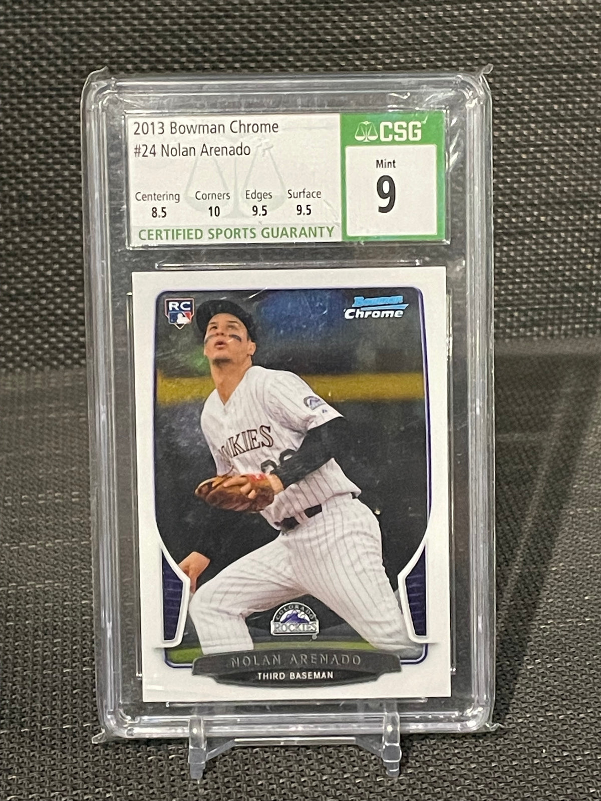 CSG 9-2013 Bowman Chrome Nolan Arenado #24 Rookie Card￼