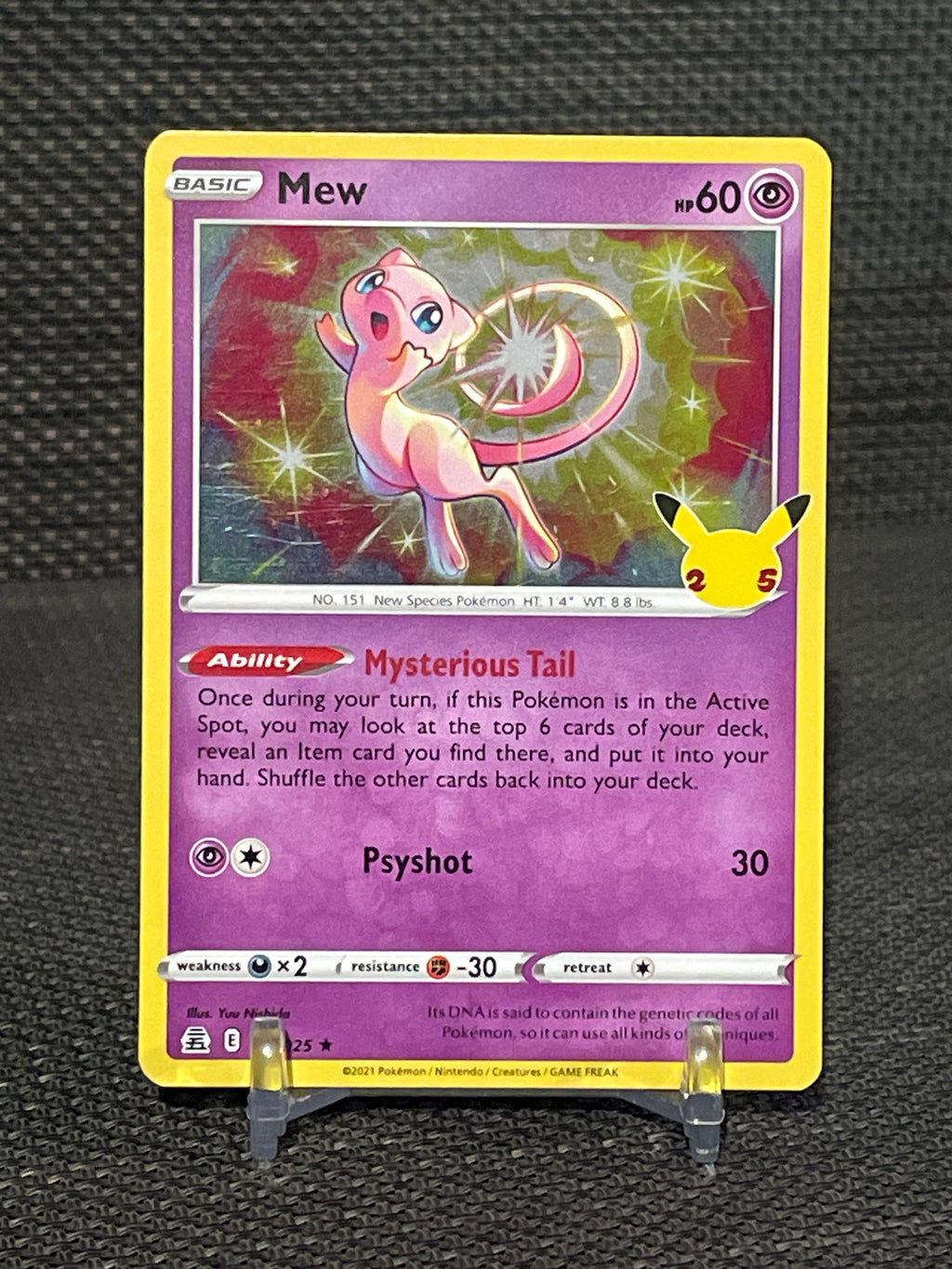 Mew 2021 Pokemon Celebrations “Holo” 011/025