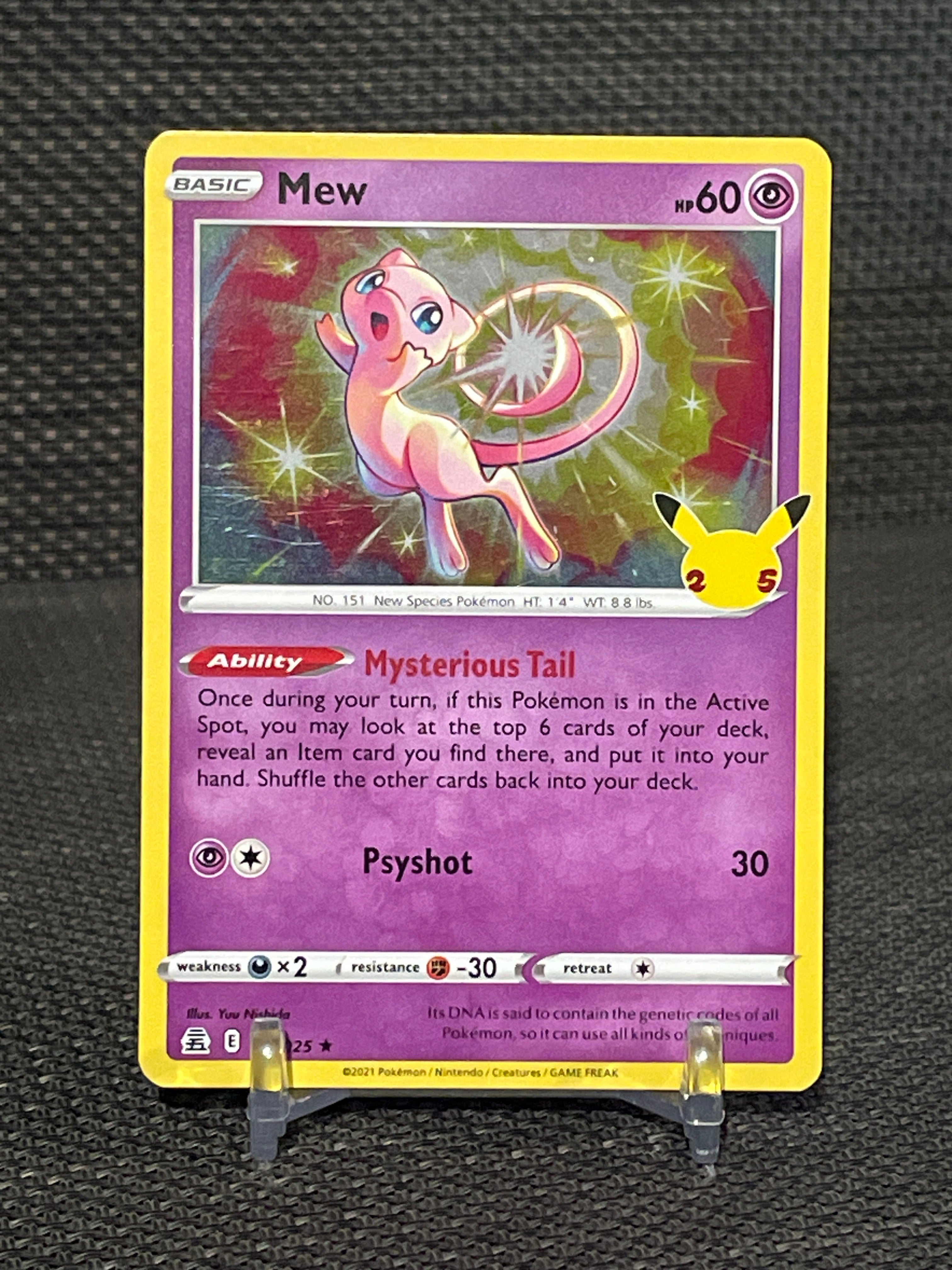 Mew 2021 Pokemon Celebrations “Holo” 011/025