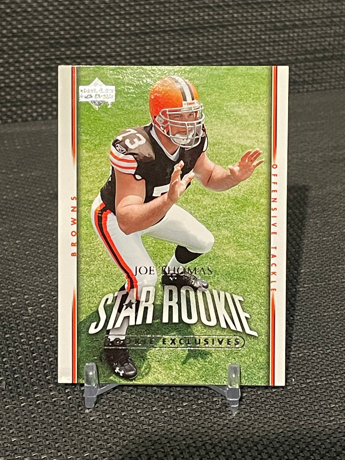 2007 Upper Deck Joe Thomas #295 “Rookie Exclusives” RC