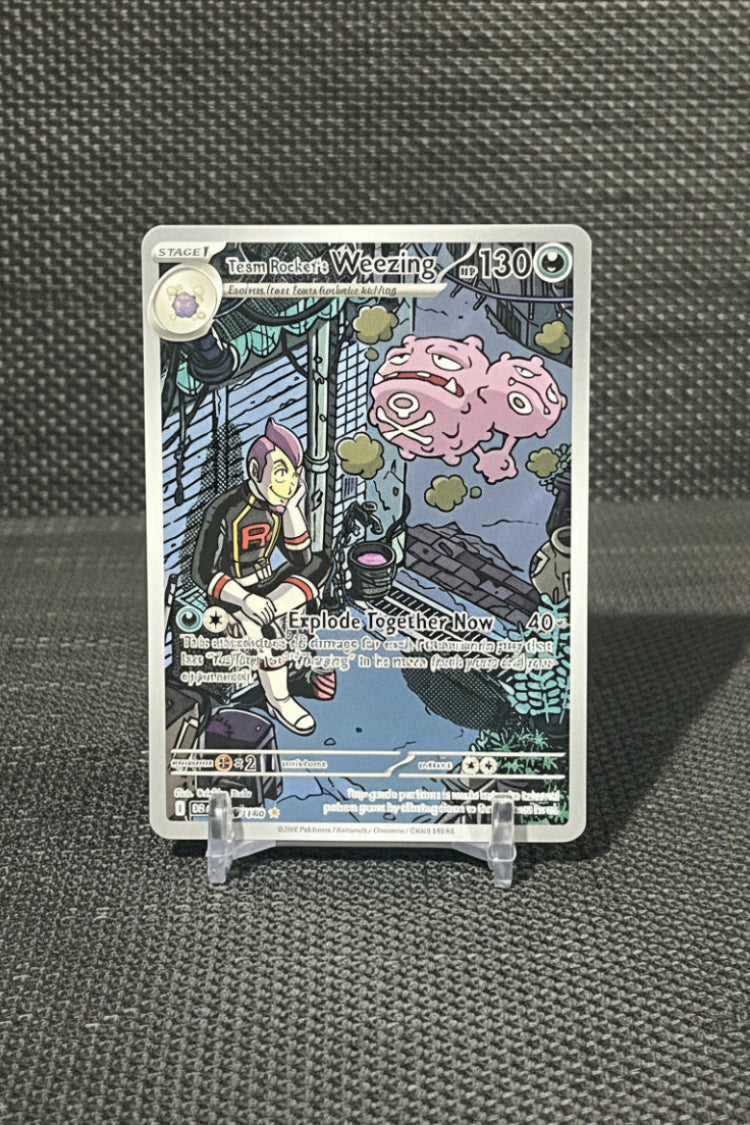 Team Rocket's Weezing 199/182 – Destined Rivals Illustration Rare