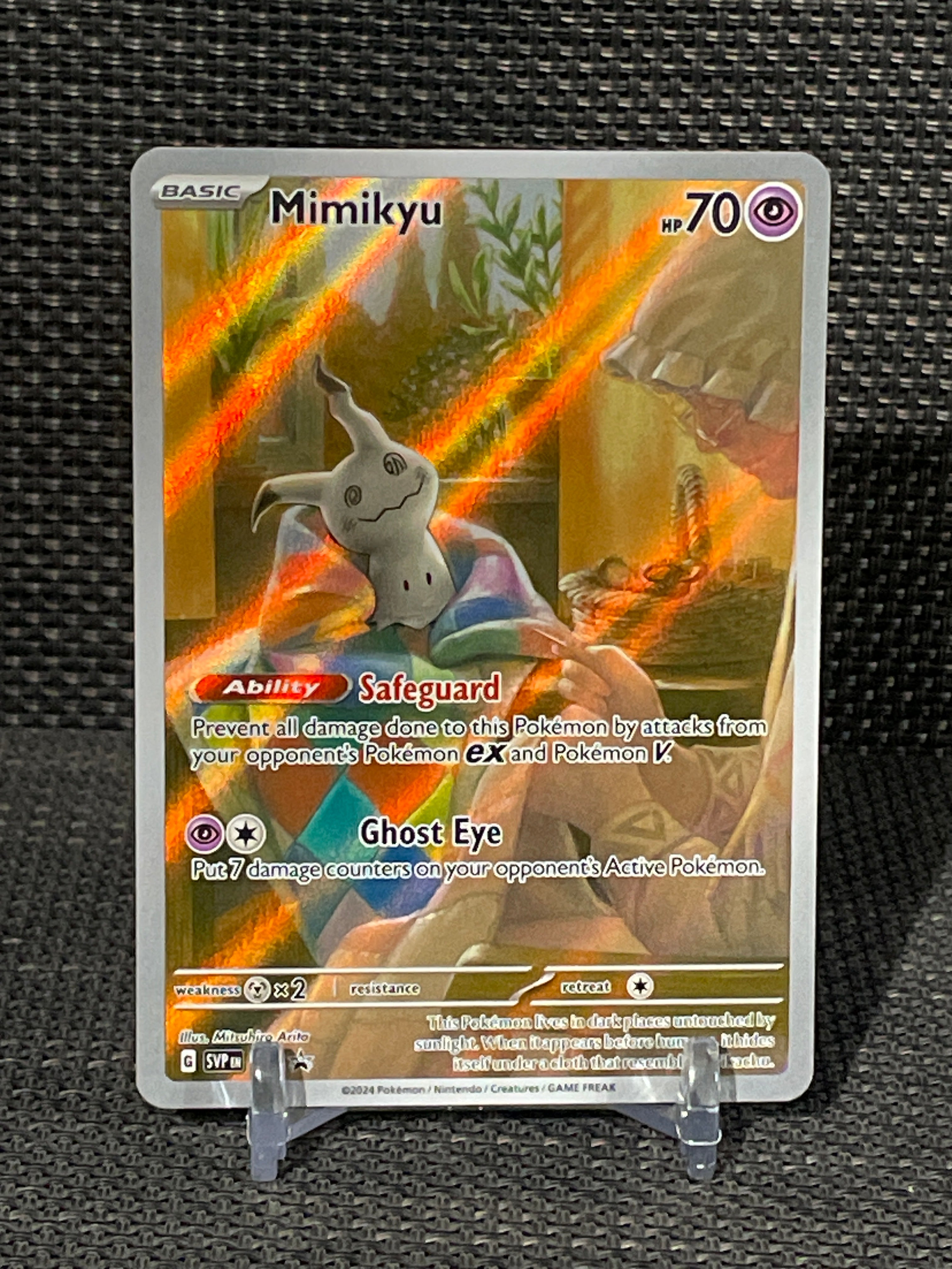 Mimikyu 075 - 2024 Pokemon Paldean Fates ETB Black Star Promo