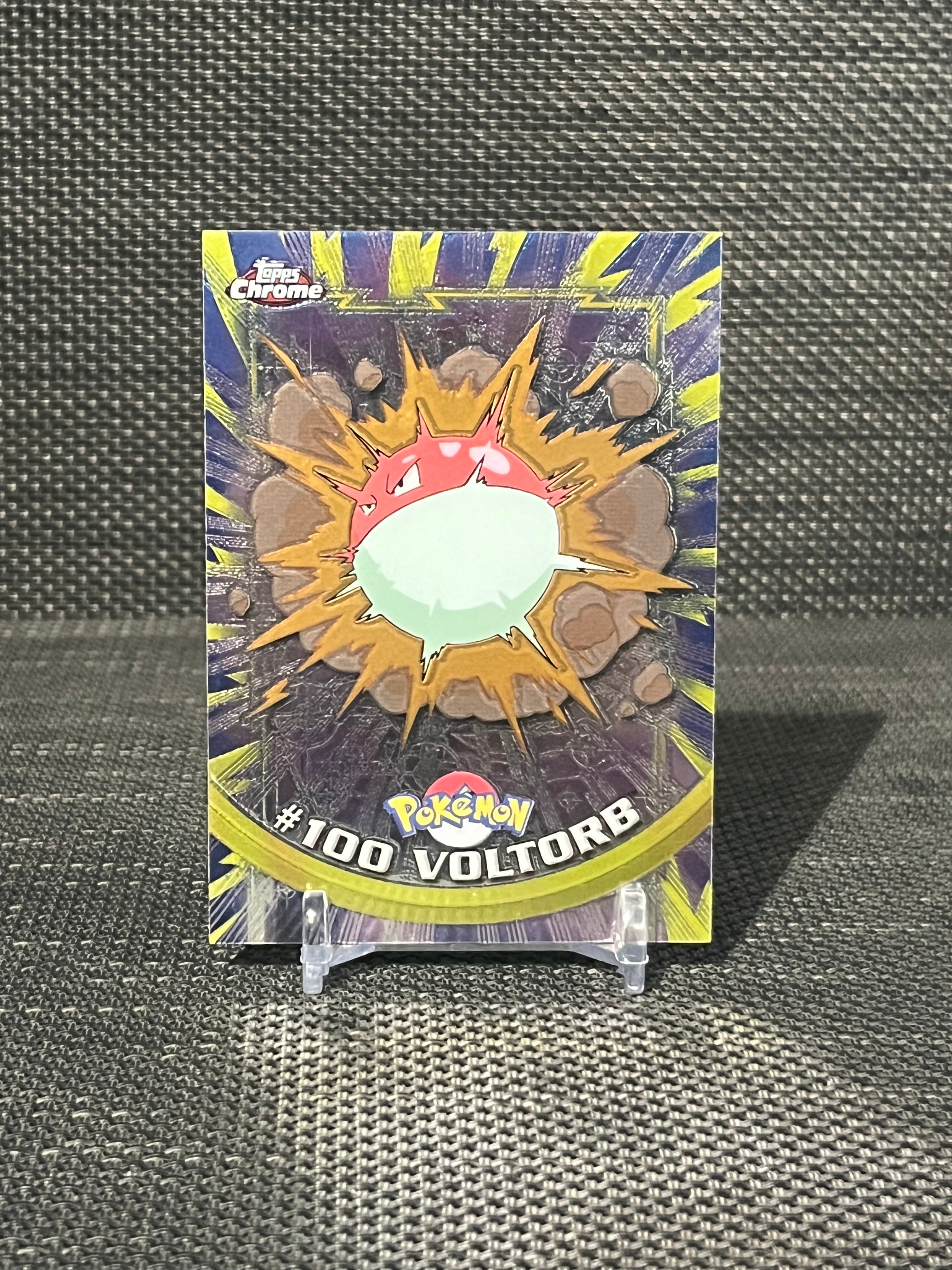 2000 Pokemon Topps Chrome Voltorb  #100