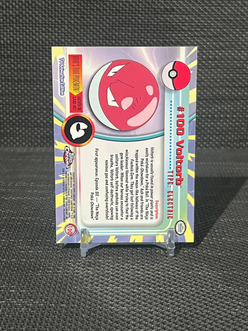 2000 Pokemon Topps Chrome Voltorb  #100