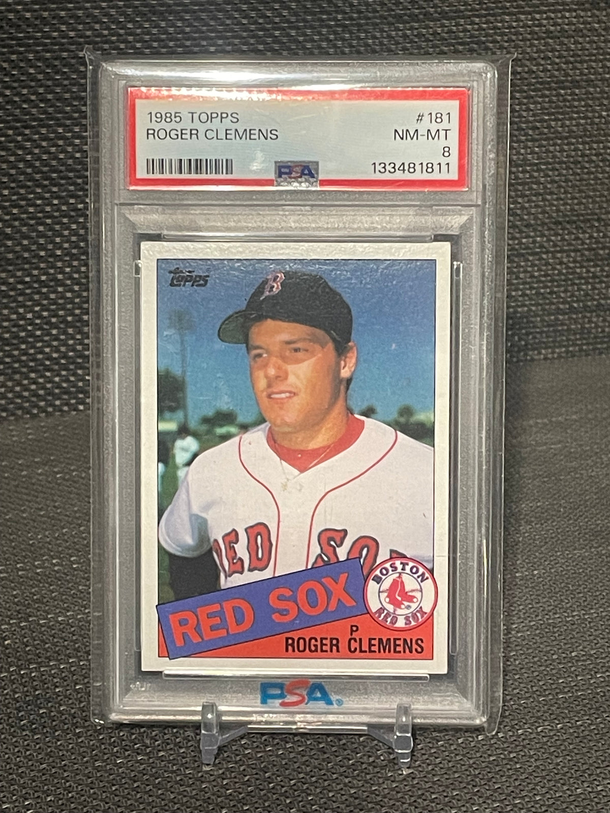 PSA 8 - 1985 Topps Roger Clemens #181 Rookie Card